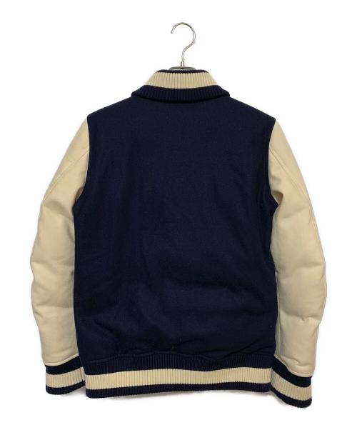 MARKA（マーカ）MARKA (マーカ) スタジャン ネイビー×ベージュ サイズ:2の古着・服飾アイテム