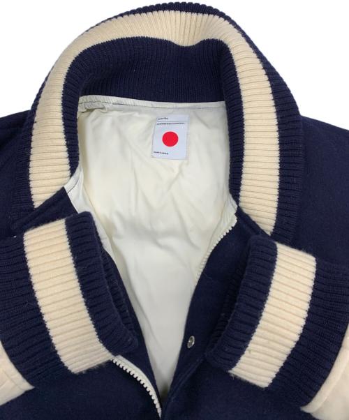 MARKA（マーカ）MARKA (マーカ) スタジャン ネイビー×ベージュ サイズ:2の古着・服飾アイテム