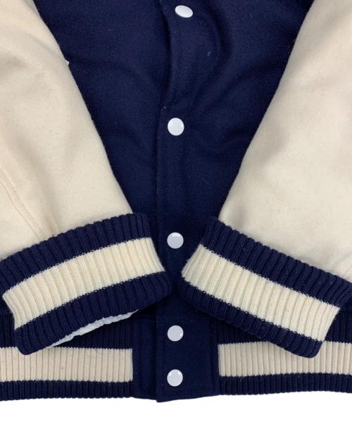 MARKA（マーカ）MARKA (マーカ) スタジャン ネイビー×ベージュ サイズ:2の古着・服飾アイテム