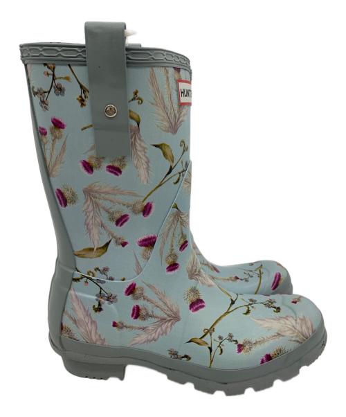 HUNTER（ハンター）HUNTER (ハンター) RHS RHSコラボショートブーツ スカイブルー サイズ:UK4 未使用品の古着・服飾アイテム