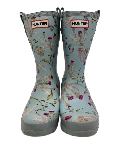 HUNTER（ハンター）HUNTER (ハンター) RHS RHSコラボショートブーツ スカイブルー サイズ:UK4 未使用品の古着・服飾アイテム