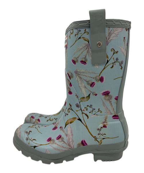 HUNTER（ハンター）HUNTER (ハンター) RHS RHSコラボショートブーツ スカイブルー サイズ:UK4 未使用品の古着・服飾アイテム