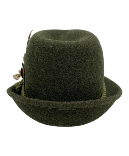 ZAPF（ツァップ）ZAPF (ツァップ) 羽付きハット グリーン サイズ:記載なしの古着・服飾アイテム