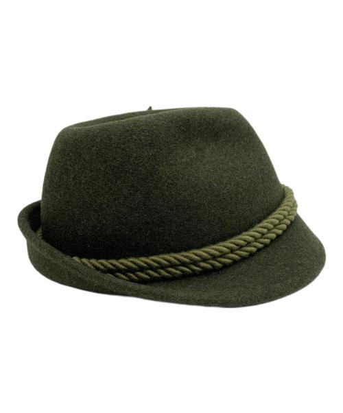 ZAPF（ツァップ）ZAPF (ツァップ) 羽付きハット グリーン サイズ:記載なしの古着・服飾アイテム