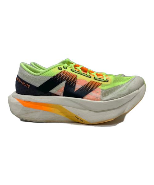 NEW BALANCE（ニューバランス）NEW BALANCE (ニューバランス) FuelCell SuperComp Elite v4 イエロー×ホワイト サイズ:26.5の古着・服飾アイテム