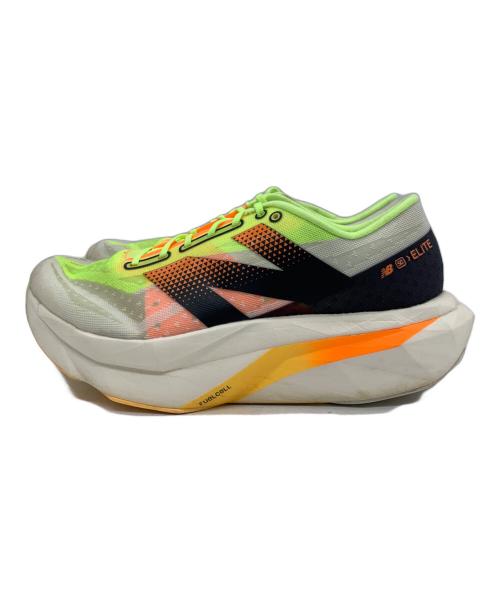 NEW BALANCE（ニューバランス）NEW BALANCE (ニューバランス) FuelCell SuperComp Elite v4 イエロー×ホワイト サイズ:26.5の古着・服飾アイテム