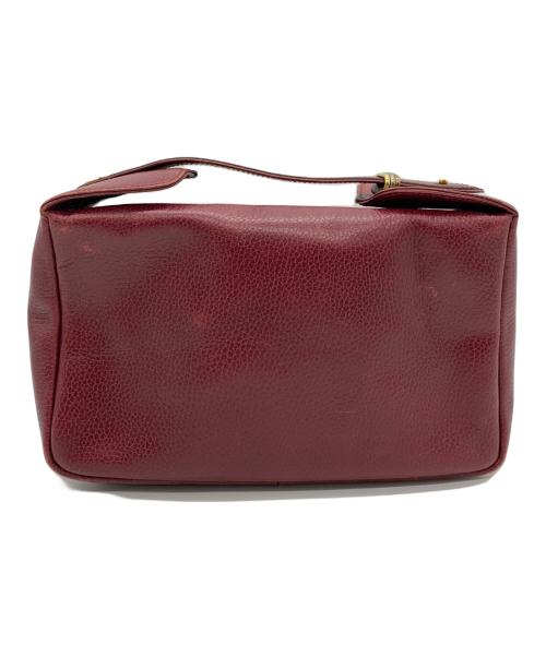 murt de cartier（マストドゥカルティエ）murt de cartier (マストドゥカルティエ) クラッチバッグ レッドの古着・服飾アイテム