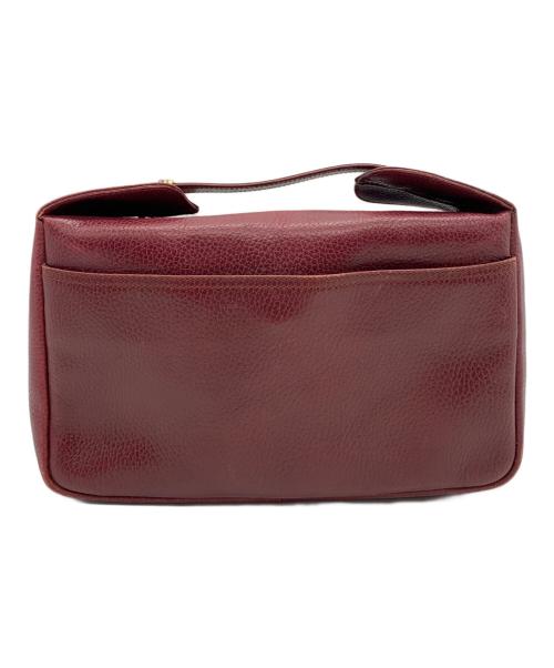murt de cartier（マストドゥカルティエ）murt de cartier (マストドゥカルティエ) クラッチバッグ レッドの古着・服飾アイテム