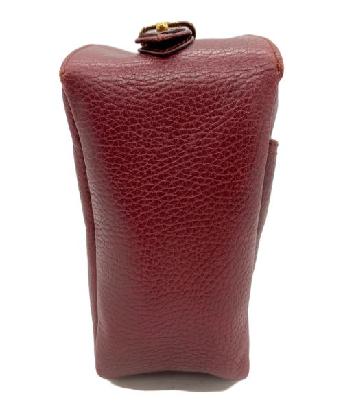 murt de cartier（マストドゥカルティエ）murt de cartier (マストドゥカルティエ) クラッチバッグ レッドの古着・服飾アイテム