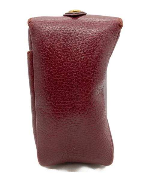 murt de cartier（マストドゥカルティエ）murt de cartier (マストドゥカルティエ) クラッチバッグ レッドの古着・服飾アイテム