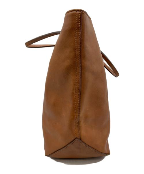 RALPH LAUREN（ラルフローレン）RALPH LAUREN (ラルフローレン) ビッグポニーレザートートバッグ ブラウンの古着・服飾アイテム