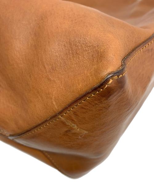 RALPH LAUREN（ラルフローレン）RALPH LAUREN (ラルフローレン) ビッグポニーレザートートバッグ ブラウンの古着・服飾アイテム