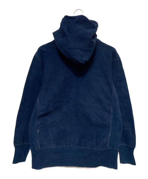 Champion REVERSE WEAVE（チャンピオン リバース ウィーブ）Champion REVERSE WEAVE (チャンピオン リバース ウィーブ) REVERSE WEAVE ジップパーカー ネイビー サイズ:Ｌの古着・服飾アイテム
