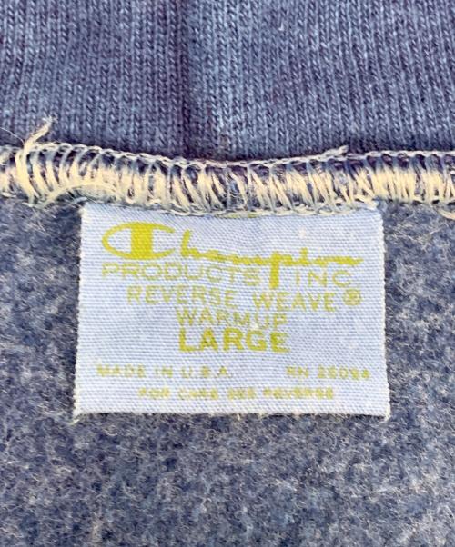 Champion REVERSE WEAVE（チャンピオン リバース ウィーブ）Champion REVERSE WEAVE (チャンピオン リバース ウィーブ) REVERSE WEAVE ジップパーカー ネイビー サイズ:Ｌの古着・服飾アイテム