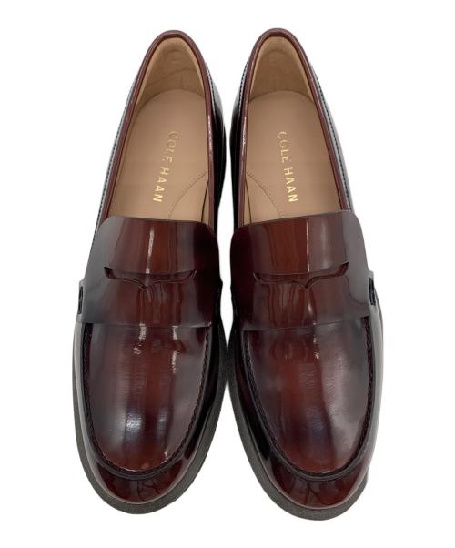 COLE HAAN（コールハーン）COLE HAAN (コールハーン) ジュネーブローファー バーガンディー サイズ:6B 未使用品の古着・服飾アイテム