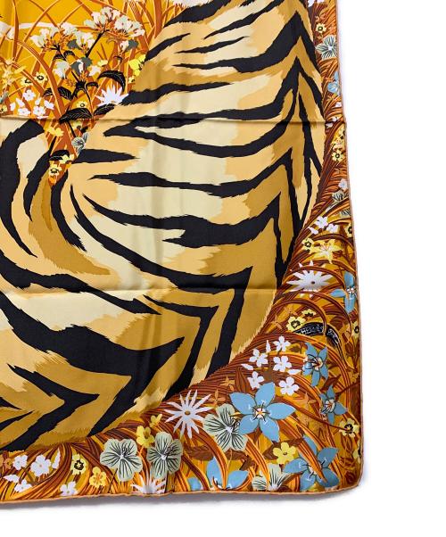 HERMES（エルメス）HERMES (エルメス) カレ90 TYGERTYGER イエローの古着・服飾アイテム