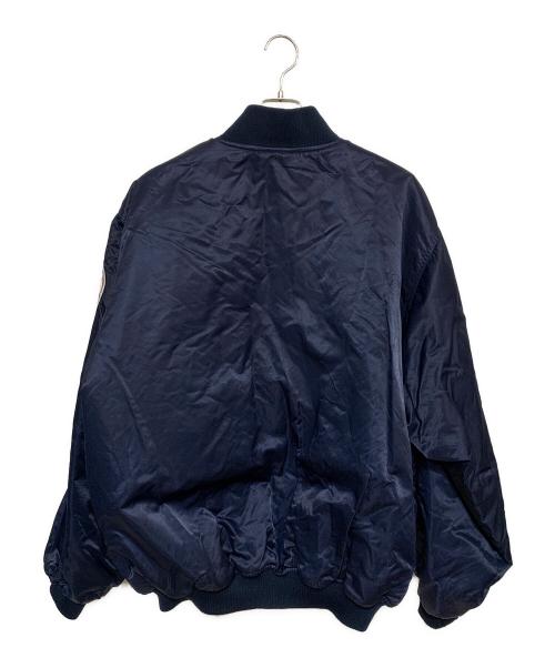Majestic（マジェスティック）Majestic (マジェスティック) ニューヨークヤンキーススタジャン ネイビー サイズ:XXLの古着・服飾アイテム