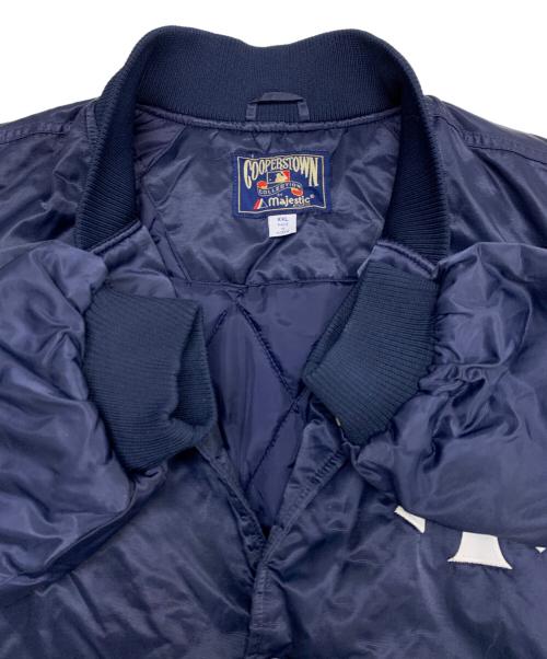 Majestic（マジェスティック）Majestic (マジェスティック) ニューヨークヤンキーススタジャン ネイビー サイズ:XXLの古着・服飾アイテム