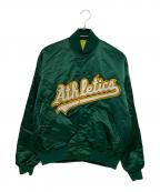 STARTERスターター）の古着「Athleticsスタジャン」｜グリーン