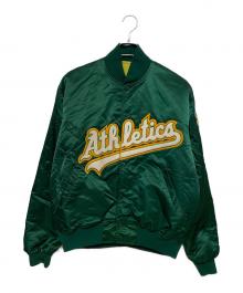 STARTER（スターター）の古着「 Athleticsスタジャン」｜グリーン