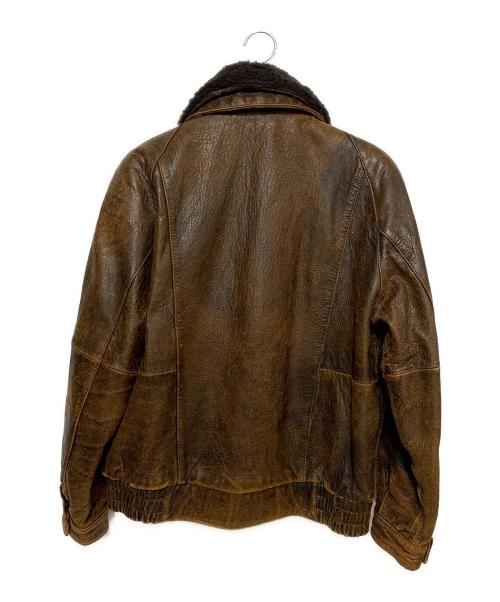 RESERVATIONS TICKETS（リザーベーションズチケッツ）RESERVATIONS TICKETS (リザーベーションズチケッツ) ラムレザージャケット ブラウン サイズ:Lの古着・服飾アイテム