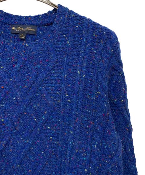 BROOKS BROTHERS（ブルックスブラザーズ）BROOKS BROTHERS (ブルックスブラザーズ) 厚手ニット ブルー サイズ:Mの古着・服飾アイテム