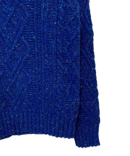 BROOKS BROTHERS（ブルックスブラザーズ）BROOKS BROTHERS (ブルックスブラザーズ) 厚手ニット ブルー サイズ:Mの古着・服飾アイテム
