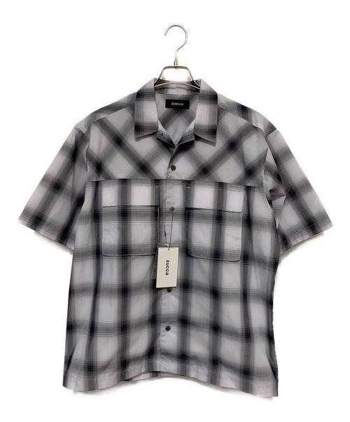 ZUCCA（ズッカ）ZUCCA (ズッカ) オンブレーチェック ブラック×ホワイト サイズ:M 未使用品の古着・服飾アイテム