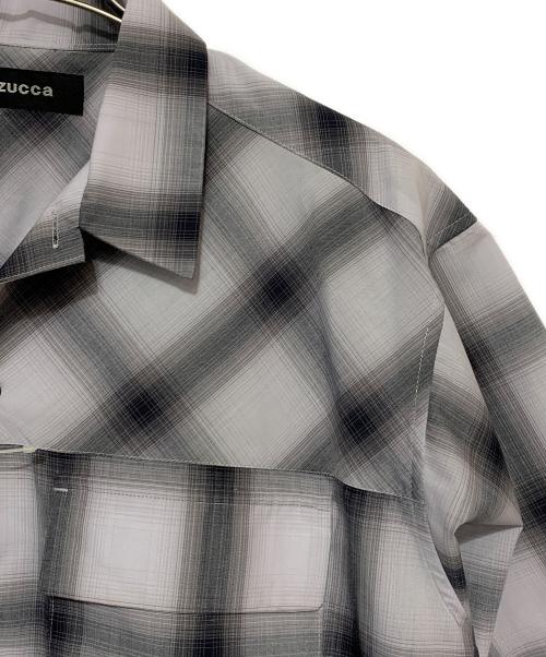 ZUCCA（ズッカ）ZUCCA (ズッカ) オンブレーチェック ブラック×ホワイト サイズ:M 未使用品の古着・服飾アイテム