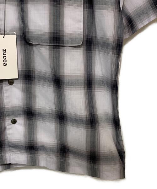 ZUCCA（ズッカ）ZUCCA (ズッカ) オンブレーチェック ブラック×ホワイト サイズ:M 未使用品の古着・服飾アイテム