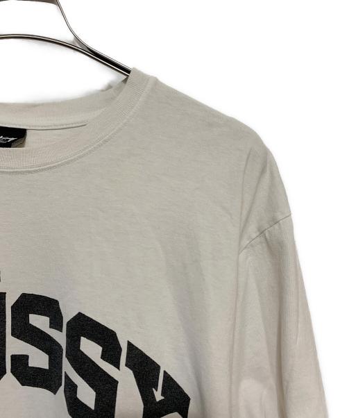 stussy（ステューシー）stussy (ステューシー) BLOCK SPORT PIGMENT DYED TEE ホワイト サイズ:Lの古着・服飾アイテム