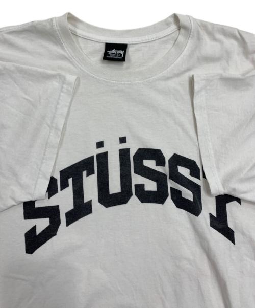 stussy（ステューシー）stussy (ステューシー) BLOCK SPORT PIGMENT DYED TEE ホワイト サイズ:Lの古着・服飾アイテム