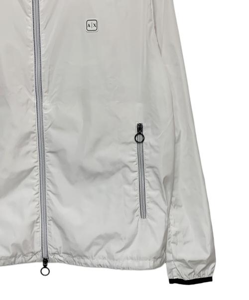ARMANI EXCHANGE（アルマーニ エクスチェンジ）ARMANI EXCHANGE (アルマーニ エクスチェンジ) ジップアップブルゾン ホワイト サイズ:Ｌの古着・服飾アイテム