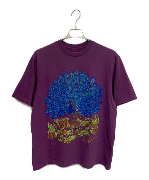 SUPREME（シュプリーム）Supreme (シュプリーム) Peacock S/S Top パープル サイズ:Sの古着・服飾アイテム