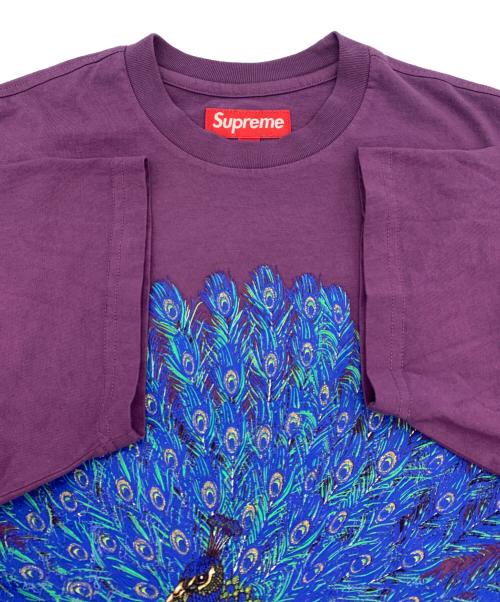 SUPREME（シュプリーム）Supreme (シュプリーム) Peacock S/S Top パープル サイズ:Sの古着・服飾アイテム