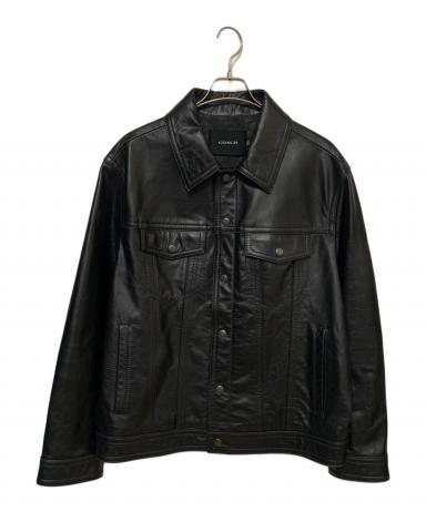 【未使用品】COACH スエード 3rd型 レザー トラッカージャケット M 未使用品】COACH スエード 3rd型 レザー トラッカージャケット M