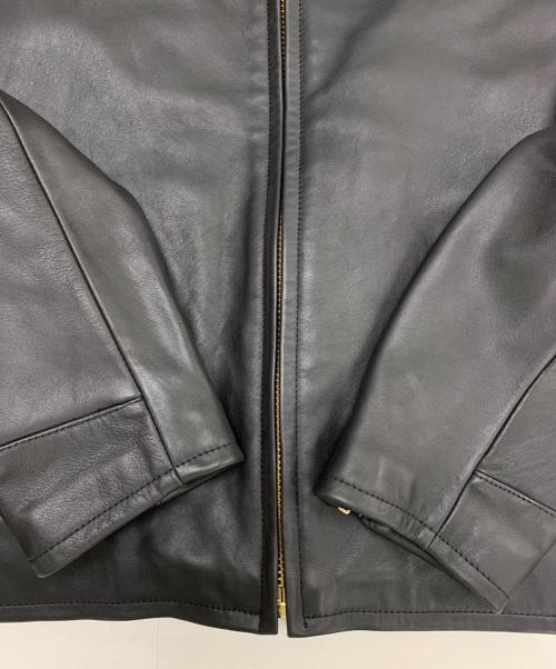 MORGAN PRODUCTIONS（モーガン プロダクションズ）MORGAN PRODUCTIONS (モーガン プロダクションズ) シングルライダースジャケット ブラック サイズ:44の古着・服飾アイテム