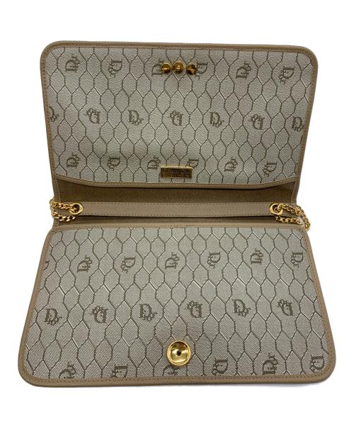 Christian Dior（クリスチャン ディオール）Christian Dior (クリスチャン ディオール) チェーンショルダーバッグ ベージュの古着・服飾アイテム