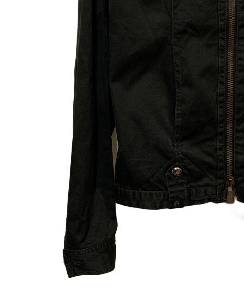 VERSACE（ヴェルサーチェ）VERSACE (ヴェルサーチェ) ジップジャケット ブラック サイズ:Ｌの古着・服飾アイテム