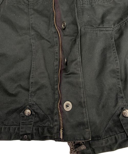 VERSACE（ヴェルサーチェ）VERSACE (ヴェルサーチェ) ジップジャケット ブラック サイズ:Ｌの古着・服飾アイテム