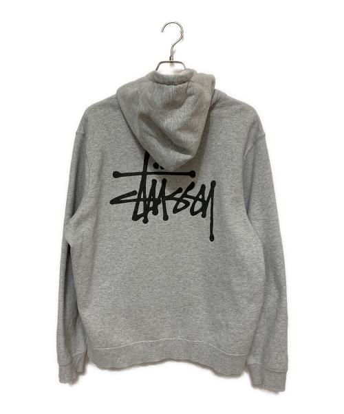 stussy（ステューシー）stussy (ステューシー) パーカー グレー サイズ:Ｌの古着・服飾アイテム