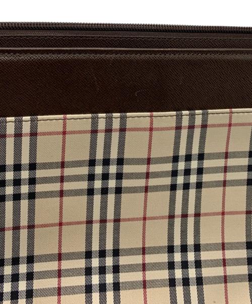 BURBERRY（バーバリー）BURBERRY (バーバリー) ショルダーバッグ ベージュ×ブラウンの古着・服飾アイテム