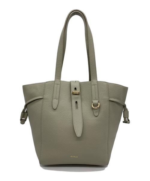 FURLA（フルラ）FURLA (フルラ) NET トートバッグ グレーの古着・服飾アイテム