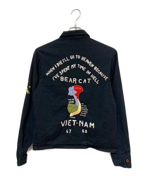 HOUSTON（ヒューストン）HOUSTON (ヒューストン) ベトナムジャケット ネイビー サイズ:Mの古着・服飾アイテム