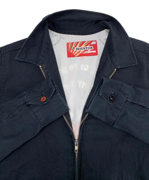 HOUSTON（ヒューストン）HOUSTON (ヒューストン) ベトナムジャケット ネイビー サイズ:Mの古着・服飾アイテム