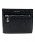 PELLE MORBIDAペッレモルビダ）の古着「バルカ コンパクトウォレット」｜ブラック