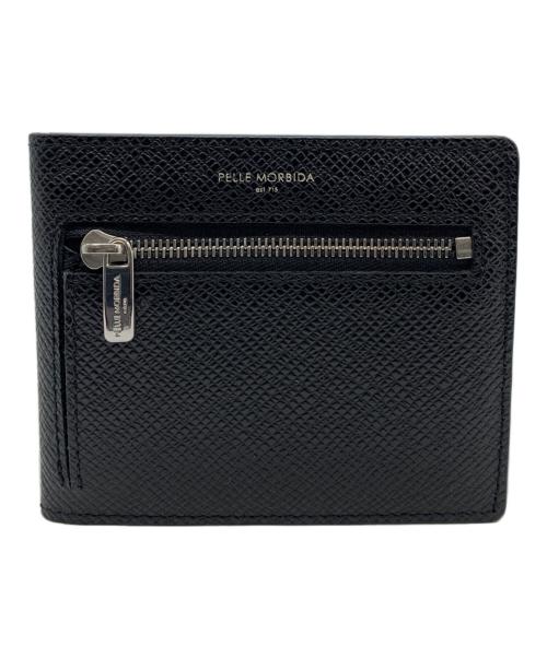 PELLE MORBIDA（ペッレモルビダ）PELLE MORBIDA (ペッレモルビダ) バルカ コンパクトウォレット ブラックの古着・服飾アイテム