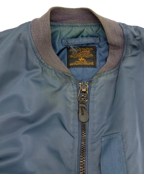 ALPHA INDUSTRIES（アルファインダストリーズ）ALPHA INDUSTRIES (アルファインダストリーズ) MA-1ジャケット ネイビー サイズ:Ｌの古着・服飾アイテム