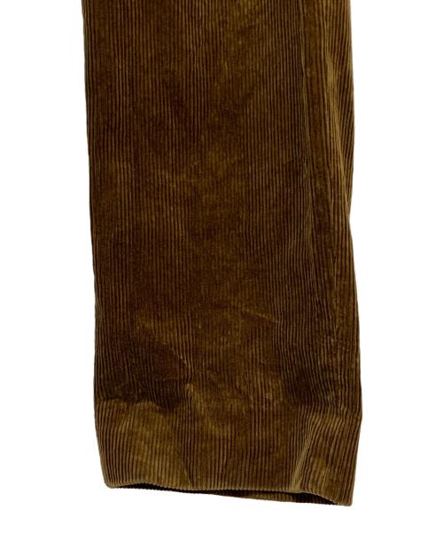 AURALEE（オーラリー）AURALEE (オーラリー) WASHED CORDUROY TAPERED SLACKS ブラウン サイズ:5の古着・服飾アイテム