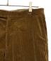 AURALEE (オーラリー) WASHED CORDUROY TAPERED SLACKS ブラウン サイズ:5：12000円